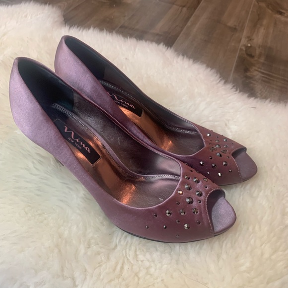 Peep Toe Heels Cutout Platform Pump High Heels 👠 - Picture 6 of 10